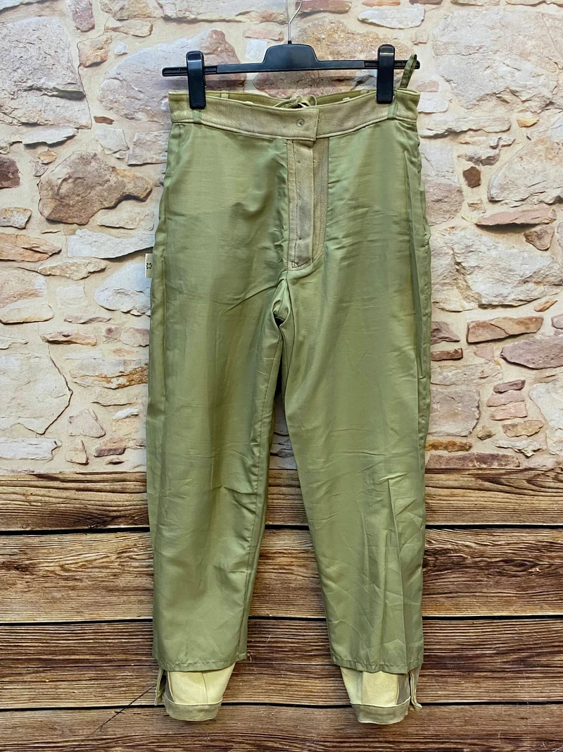 Damen Lederhose Gr. 40 – lange helle Trachtenlederhose aus 100% Leder