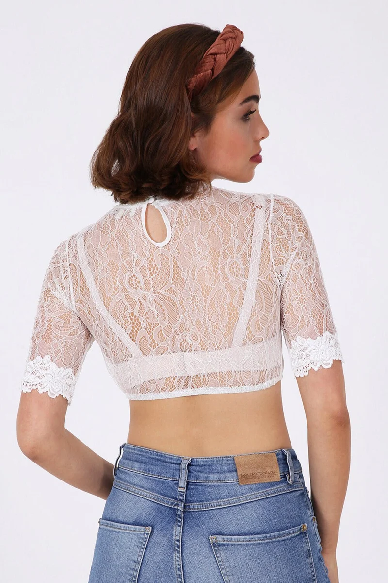 Dirndlbluse Pippa ecru