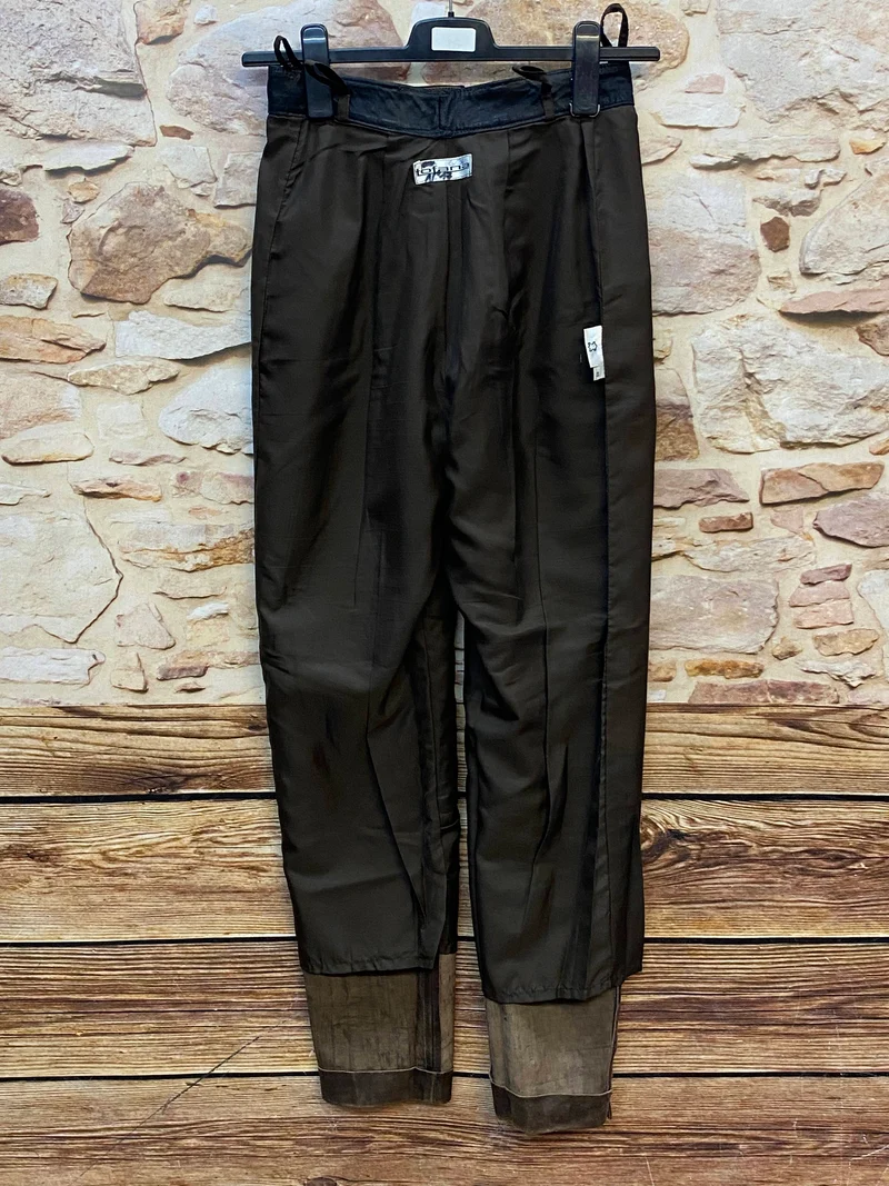 Lange Lederhose Damen Gr. 36 – braune Tofana Lederhose aus Echtleder
