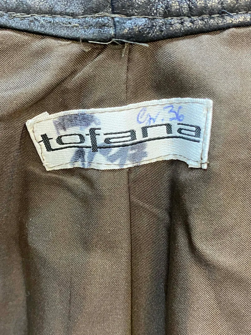 Lange Lederhose Damen Gr. 36 – braune Tofana Lederhose aus Echtleder