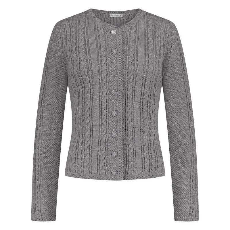 Strickjacke Loren platin