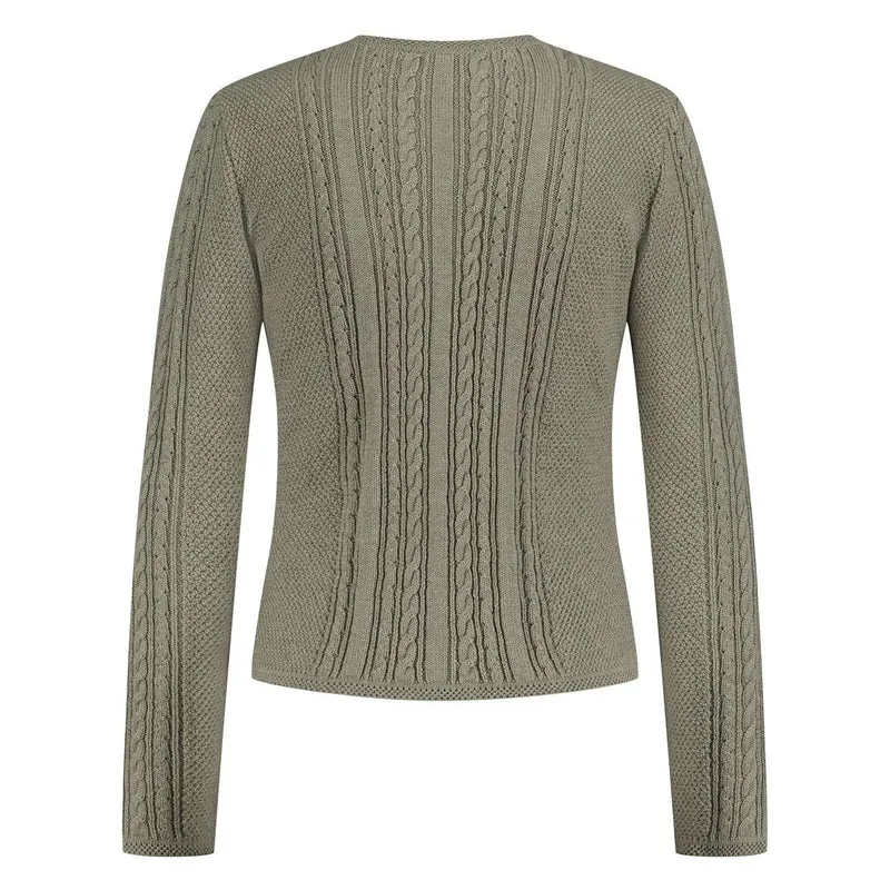 Strickjacke Loren flechte