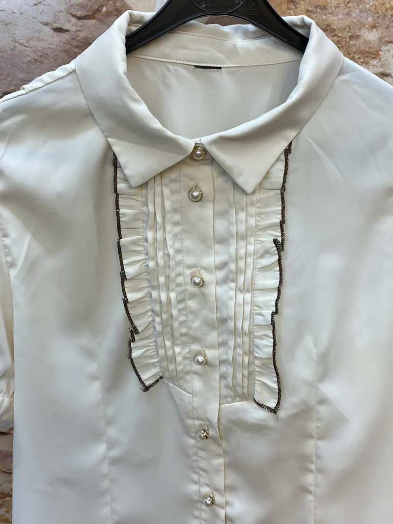 50er Jahre Damen Outfit Gr. 40 mit Caprihose, Bluse, Haarband und Handschuhen