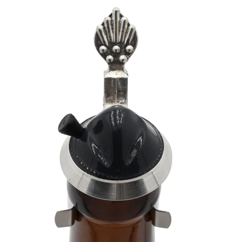 Bierflaschen Zinndeckel "Hut"