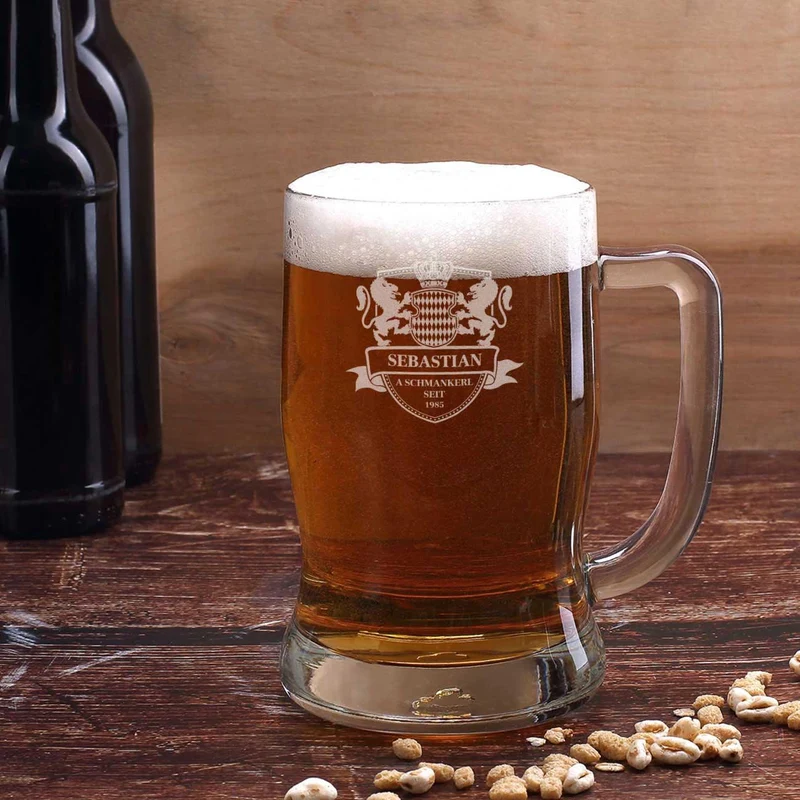 Bierglas mit Wunschgravur