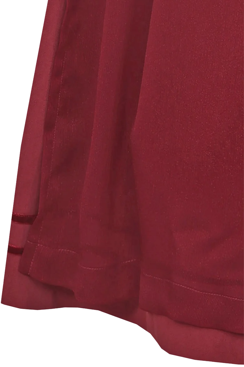 Midi-Samtdirndl mit eckigem Ausschnitt und Froschgoscherl