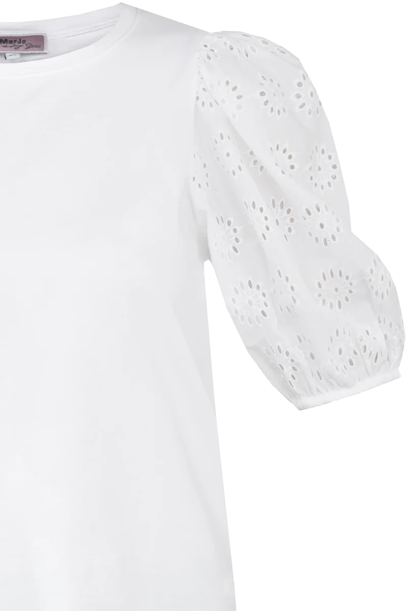 Damen Trachtenshirt mit Puffärmeln