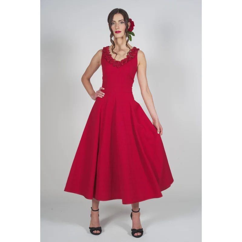 Kleid in mohn