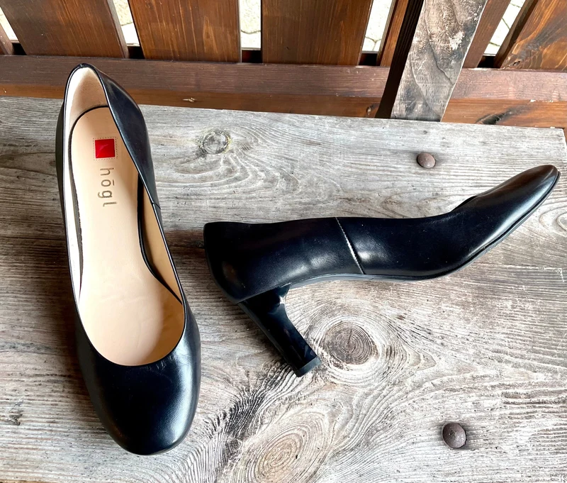 Pumps, Högl Schuhe, Leder schwarz, Trachtenpumps