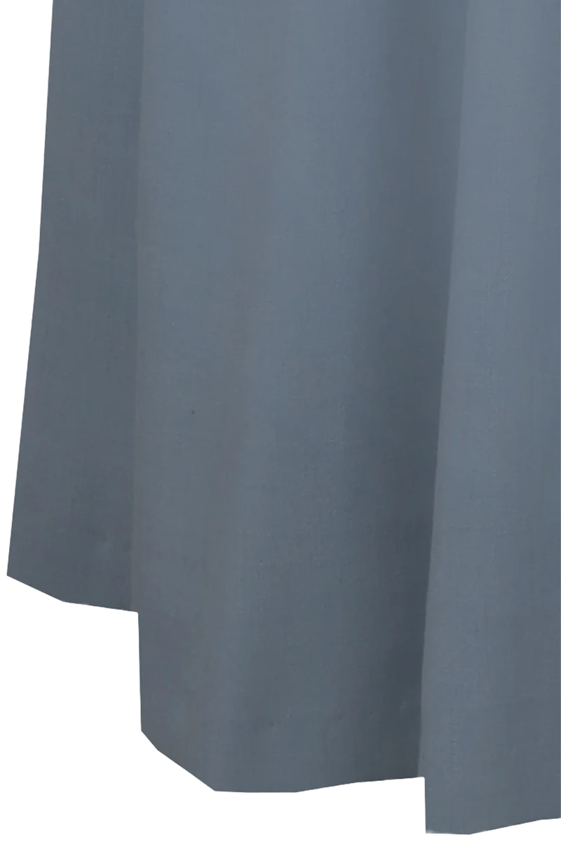 Midi-Dirndl mit Puffärmel und Stretchanteil - taubenblau