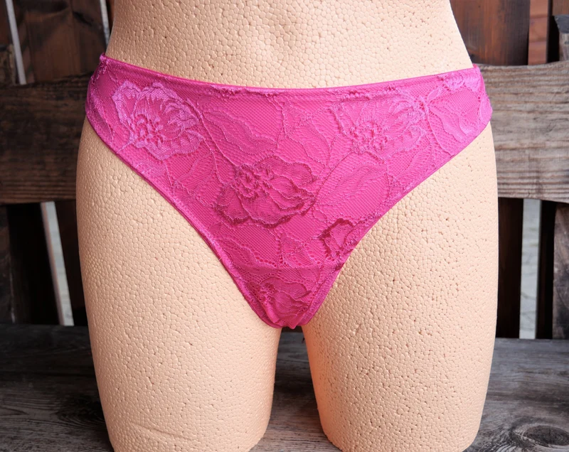 String, Slip, After Eden, Pink, Spitze