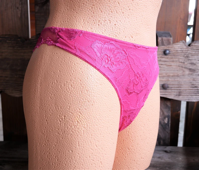 String, Slip, After Eden, Pink, Spitze