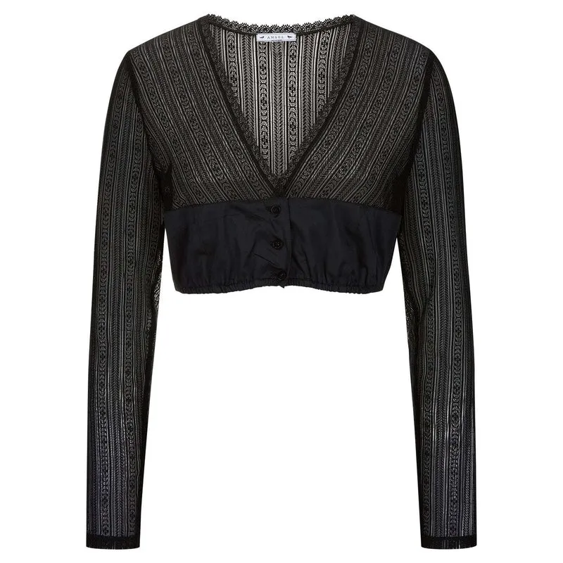 Dirndlbluse Nova Schwarz