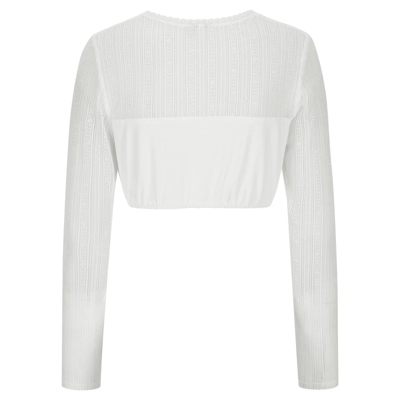 Dirndlbluse Nova Weiß