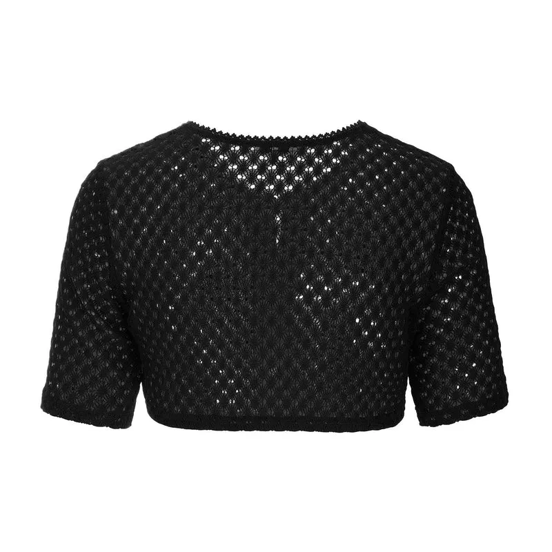 Dirndlbluse Aida Schwarz