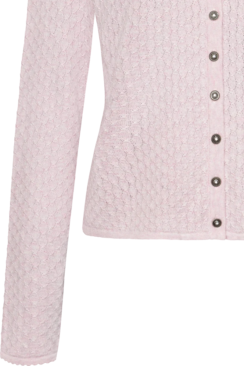 Dirndljacke traditionell mit Rundhalsausschnitt - rose