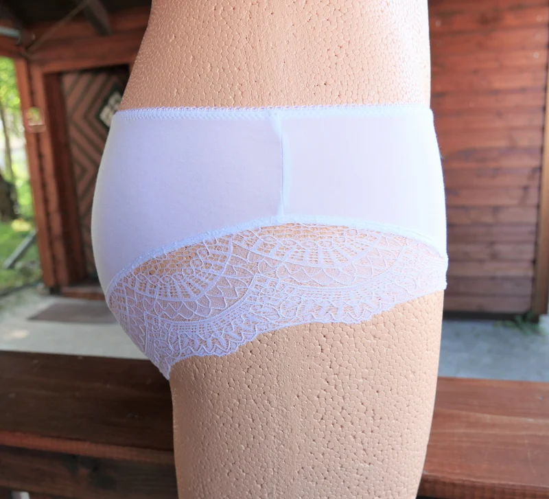 Hipster, Panty, Nina von C., weiß, Spitze