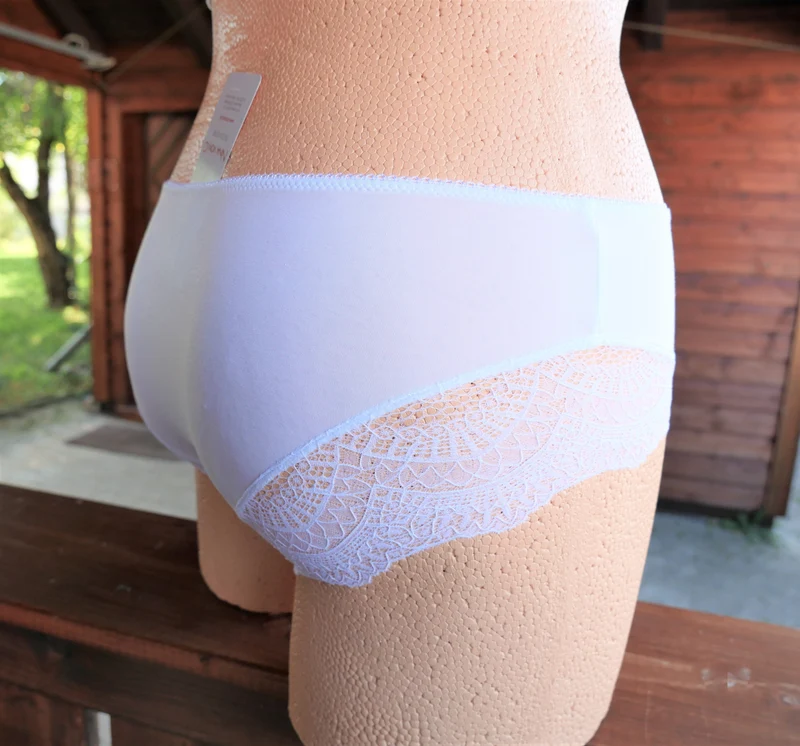 Hipster, Panty, Nina von C., weiß, Spitze