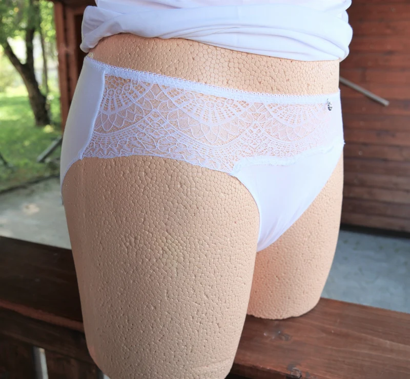 Jazzpant, Slip, Nina von C., weiß, Spitze