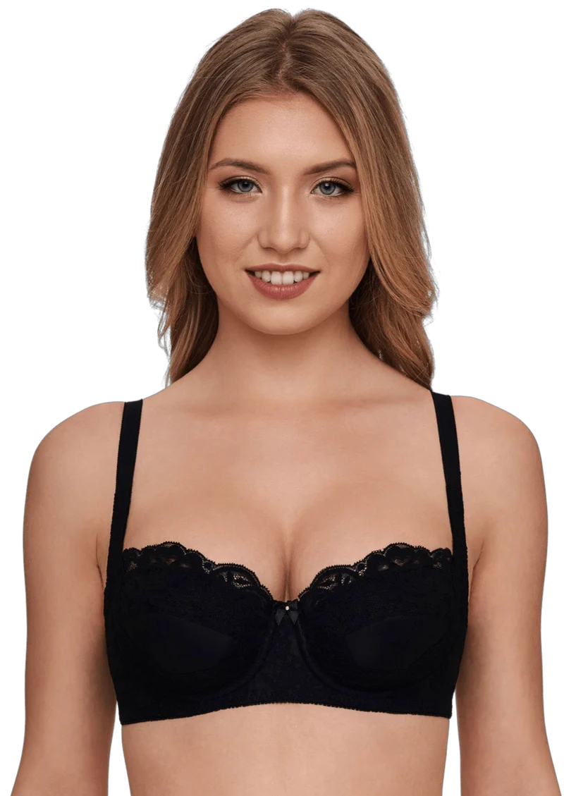 Dirndl BH, SUSA, schwarz, Push up, 8864