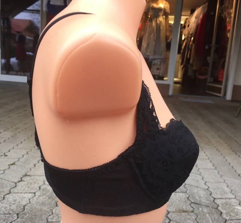 Dirndl BH, SUSA, schwarz, Push up, 8864
