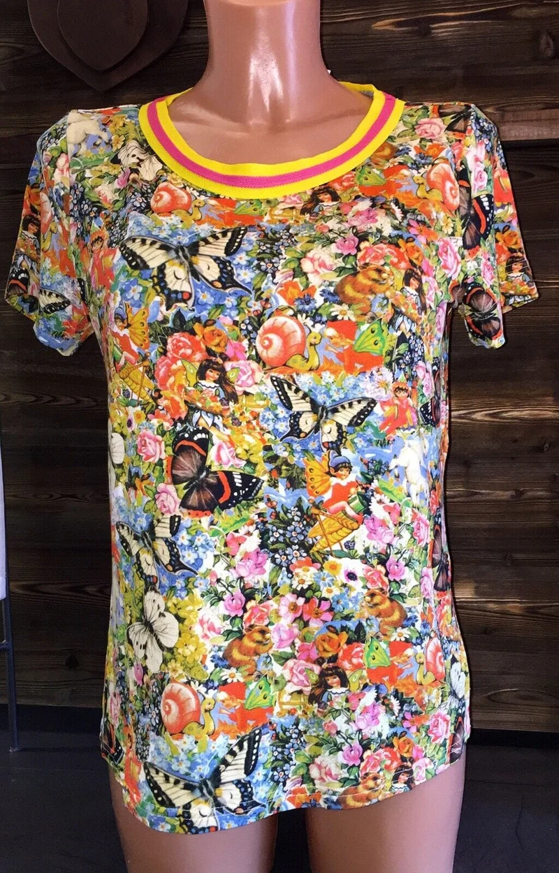 Trachtenshirt, Bluse, von&zu Basset, Picnic, Bunt, floral