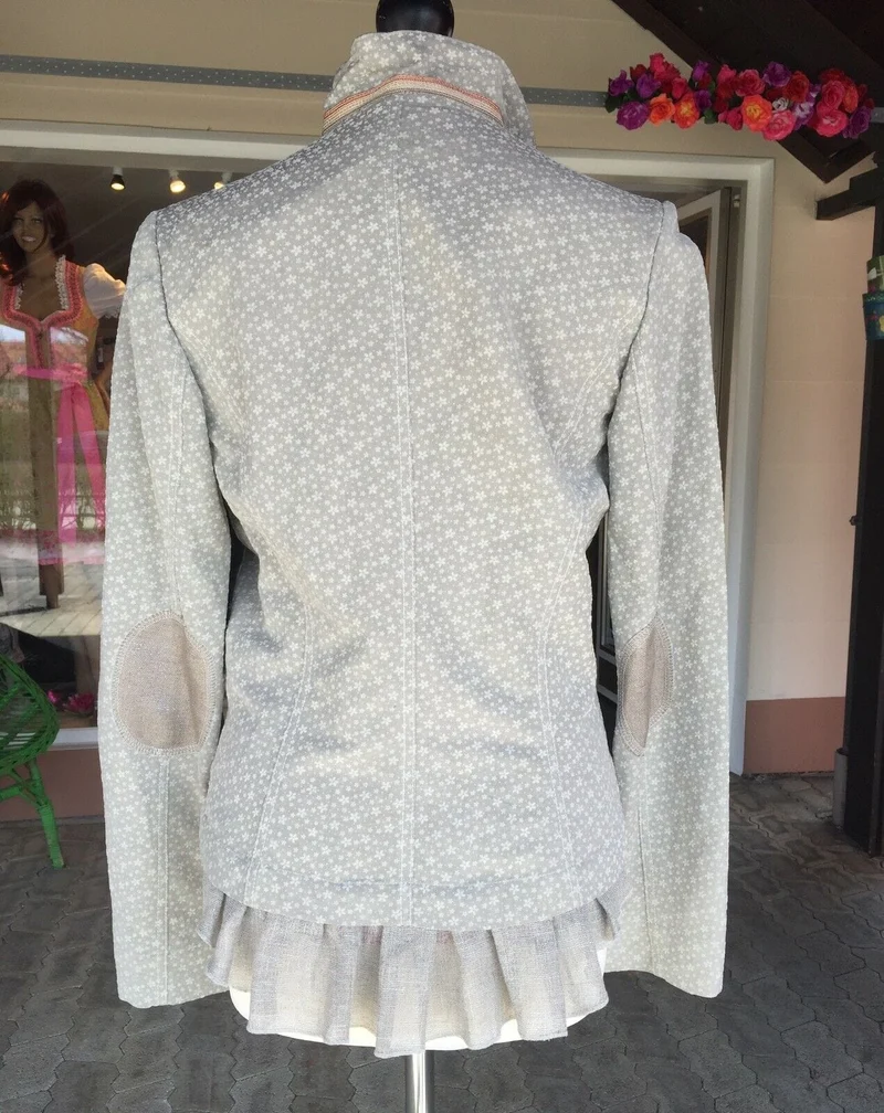Trachten Jacke, von&zu Basset, Natur, Schößchen Blazer