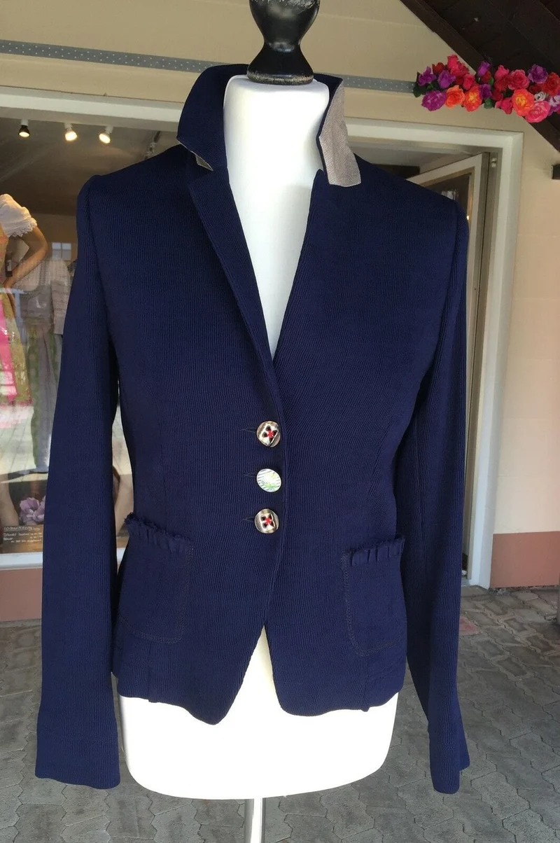 Trachten Jacke, von&zu Basset, dunkelblau