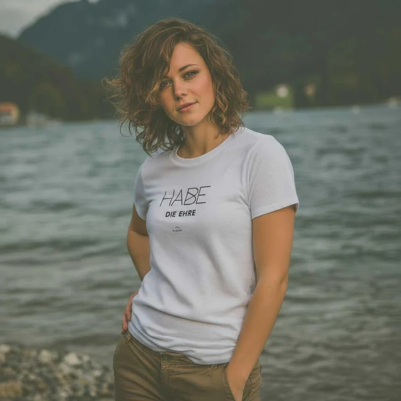 Damen T-Shirt "Habe die Ehre"
