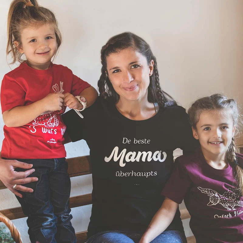 Damen T-Shirt "De beste Mama übahaupts"