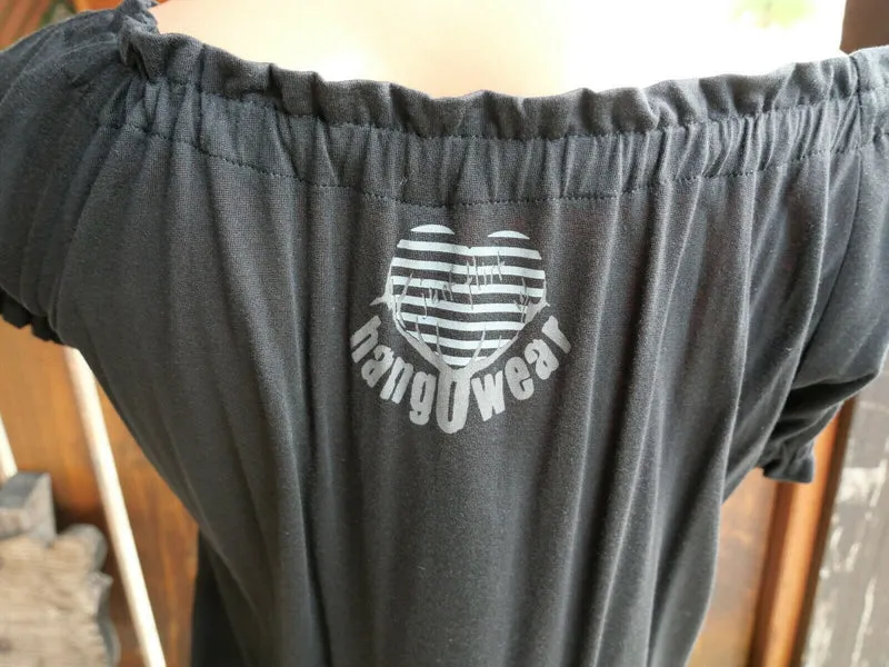 Trachten T-Shirt, HangOwear Livia, schwarz Carmen