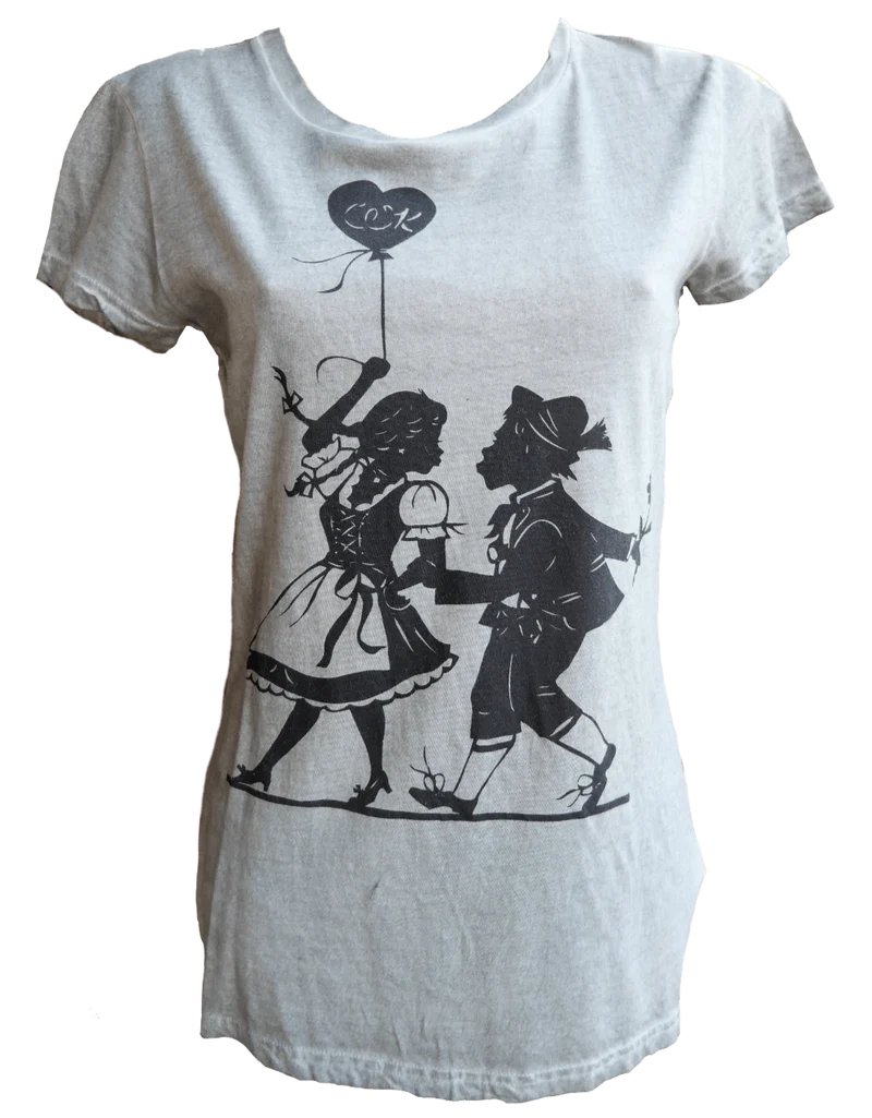 Trachtenshirt, Wiesnkönig, grau, Wiesn