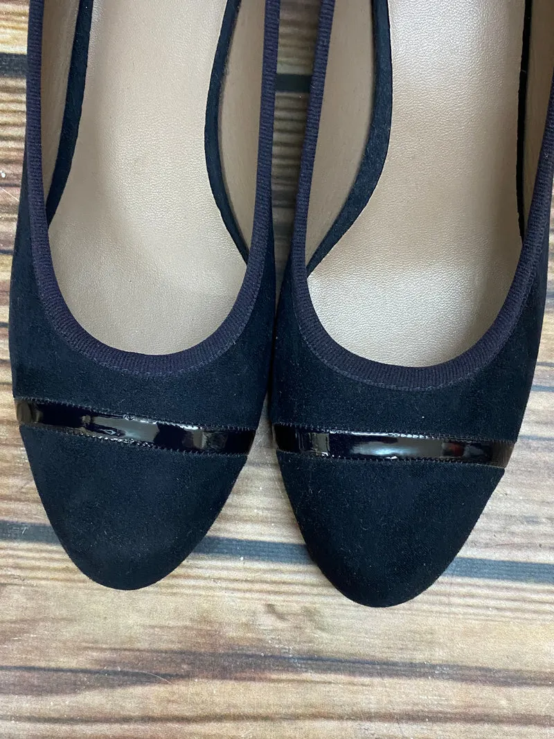 Vintage Schuhe Damen Schwarz Pumps elegant Gr. 38
