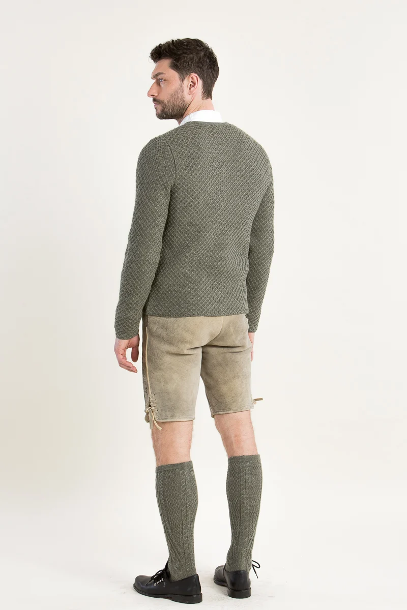 Gottseidank Strickjanker Xaver oliv
