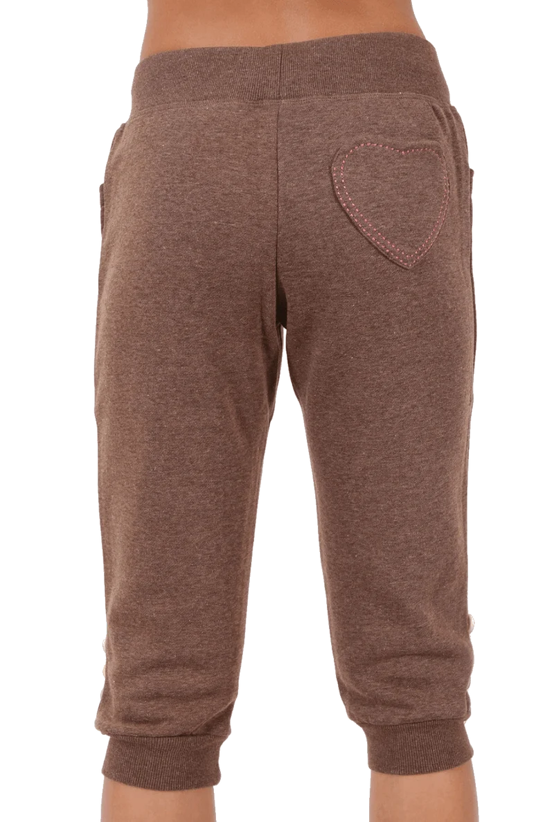 Jogginghose, Hose, Krüger Madl Array, braun, pink, Gr. S