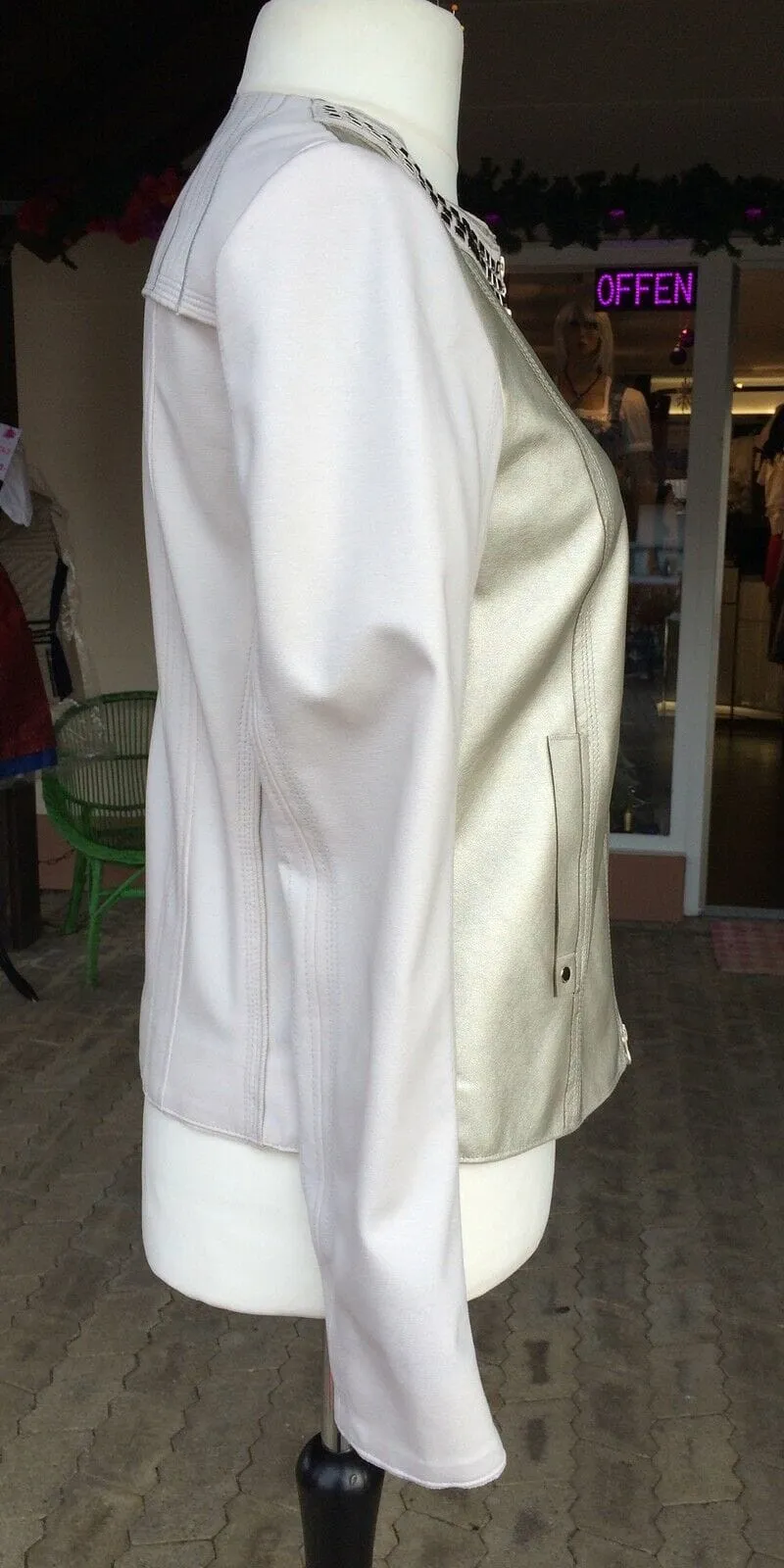Jacke, Sweatjacke, Sportalm, Golden Oak, gold, beige