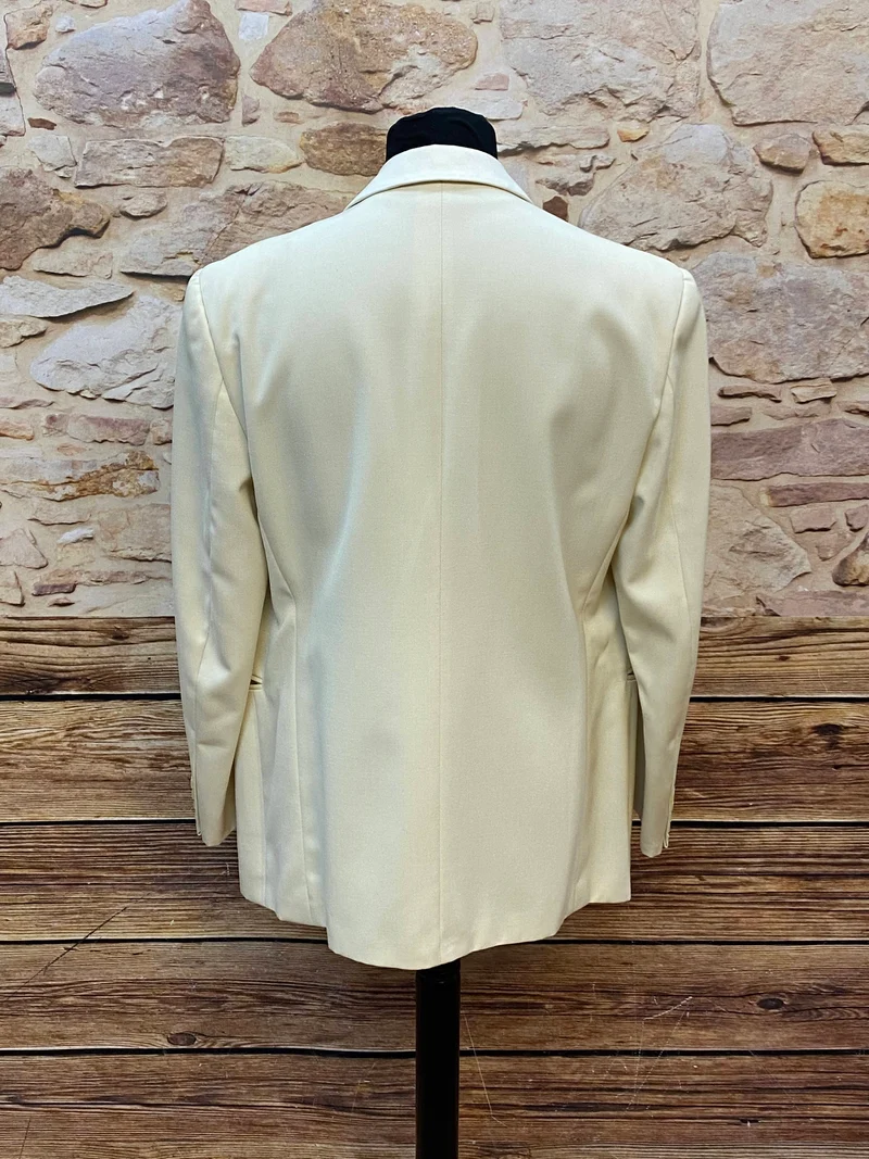 Vintage Smoking Sakko Elfenbein – Dinner Jacket Gr. 25