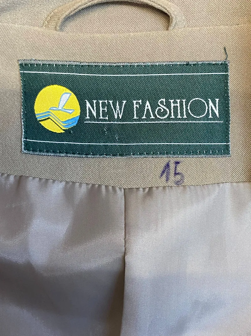 Vintage Trachtenweste Beige Gr. 50