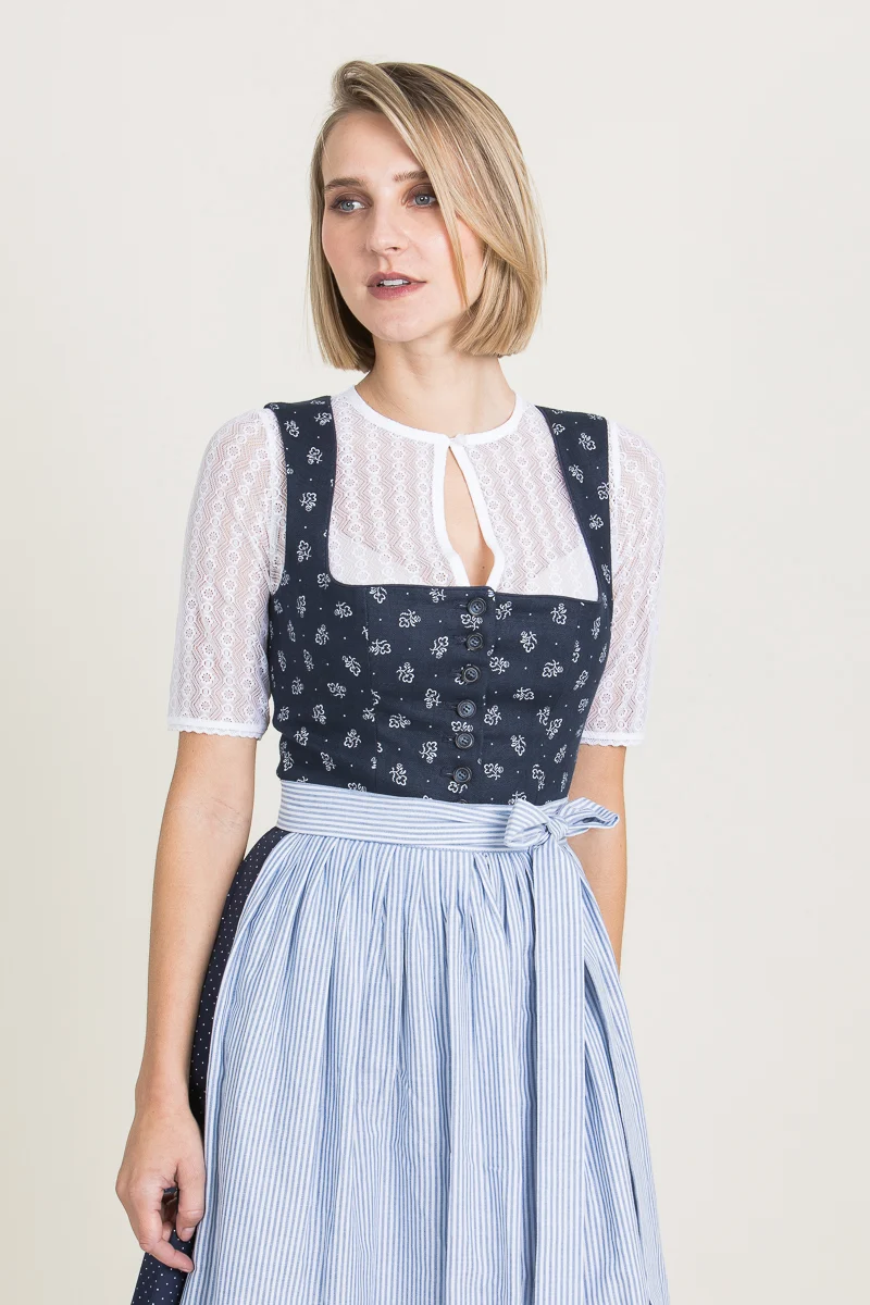 Hammerschmid Dirndlbluse Dunja Spitze weiß