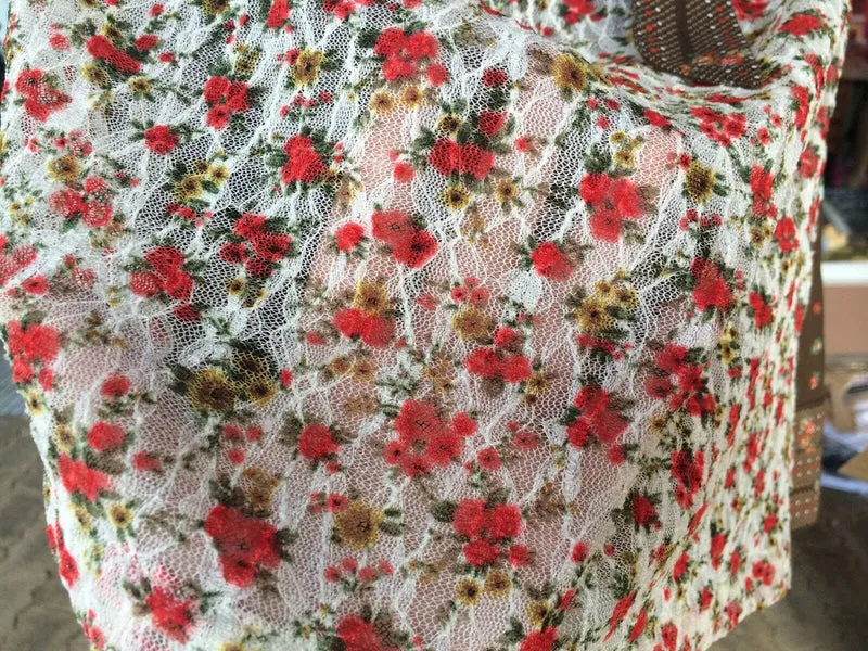 Dirndl Marjo, Baumwolle, braun, creme, Midi, Mini 55 cm
