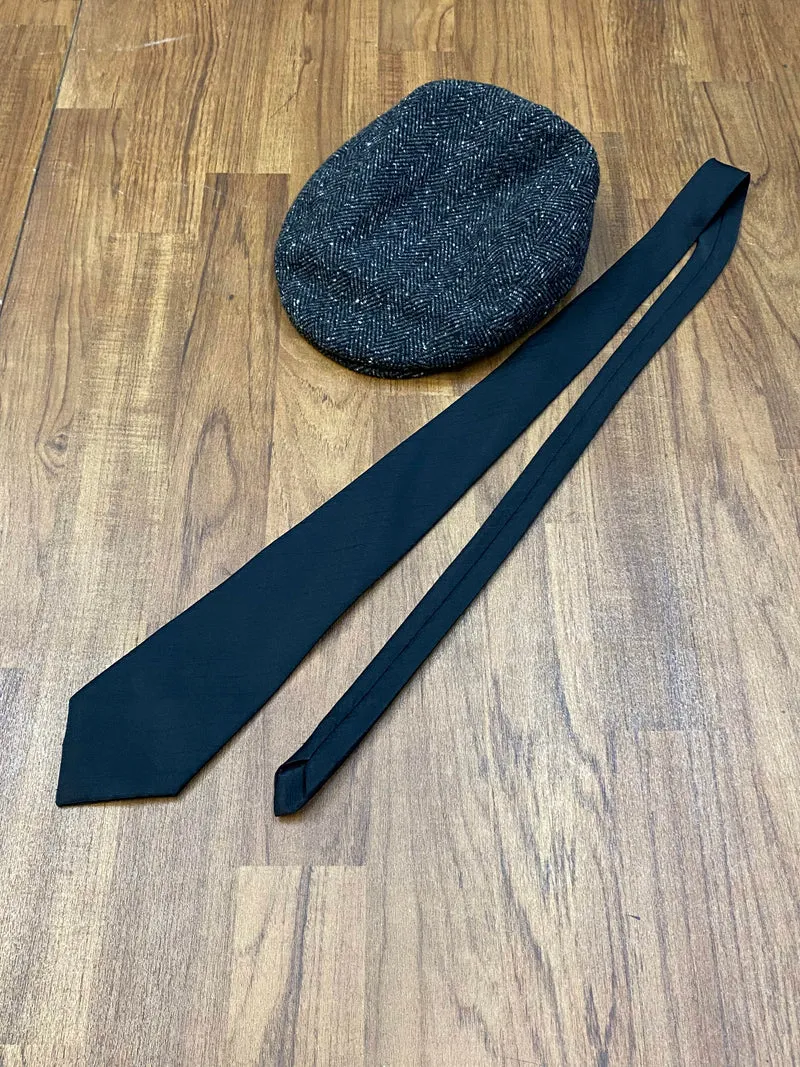 20er Jahre Herren Anzug komplett – Vintage Nadelstreifen Unikat mit Weste & Schiebermütze