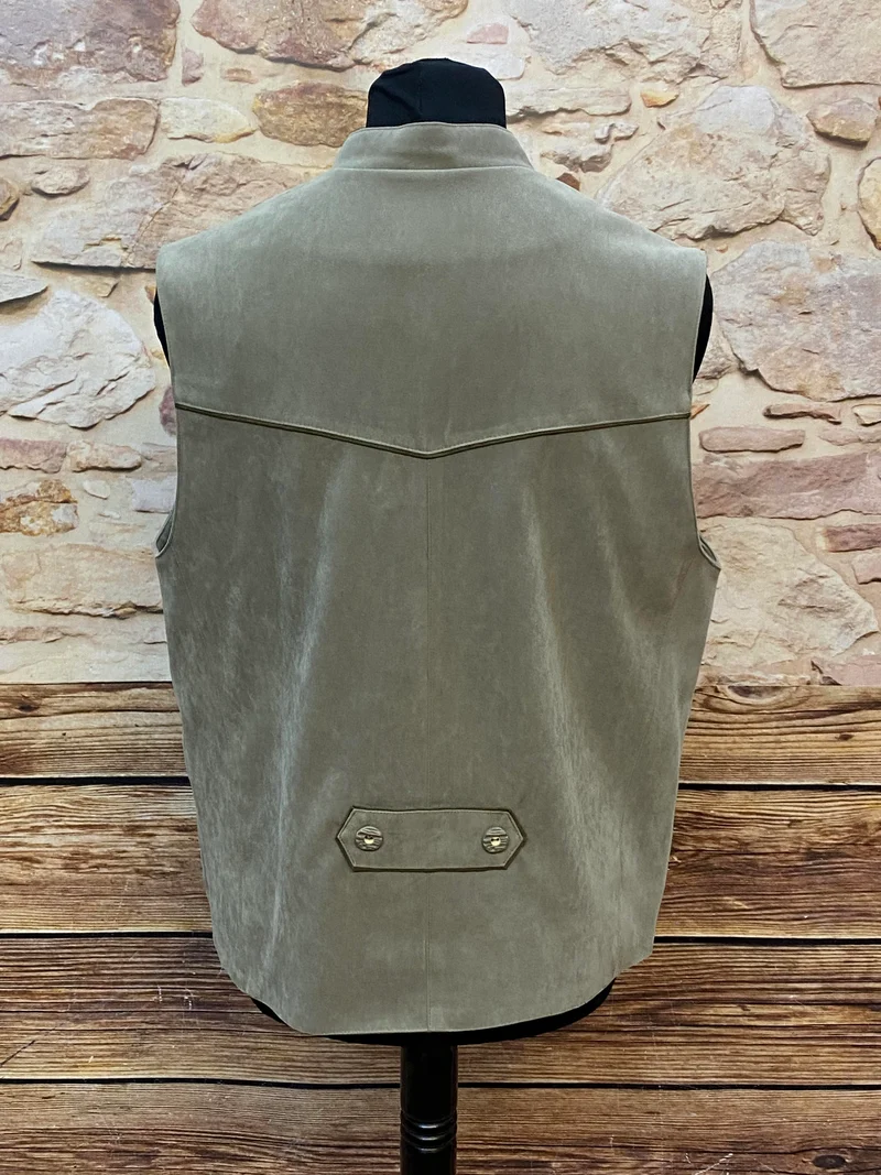 Vintage Trachtenweste Herren Gr. M / 48 Beige