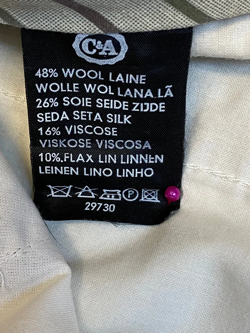 Vintage Hose Herren 20er Stil elegant Bundfaltenhose Gr. 24