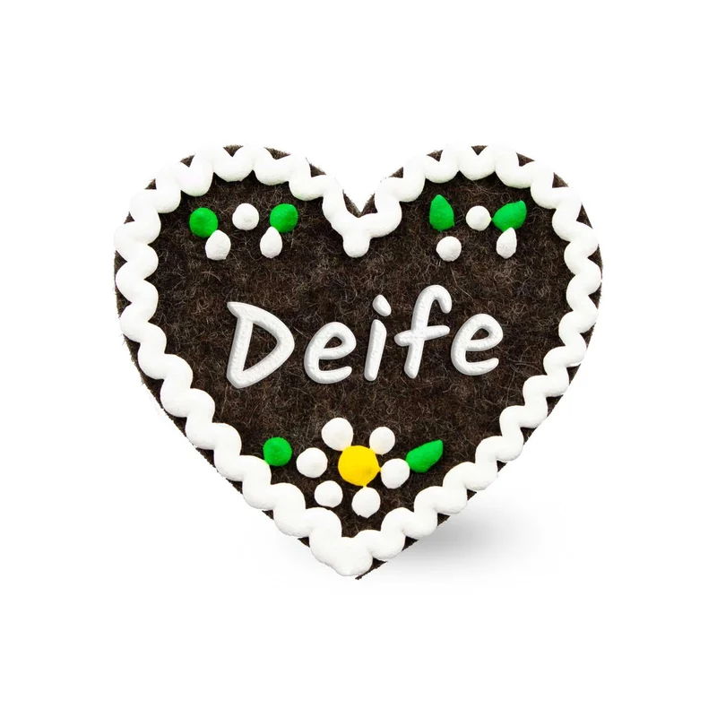 Filzherz-Anstecker "Deife"
