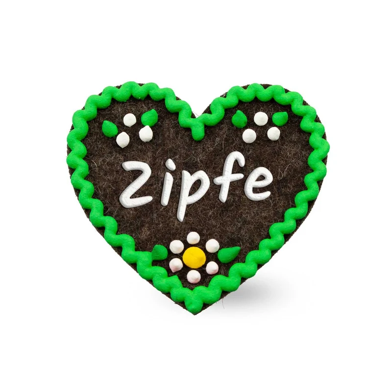 Filzherz-Anstecker "Zipfe"