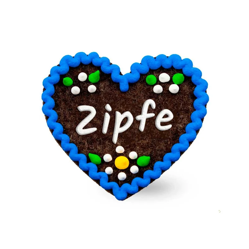 Filzherz-Anstecker "Zipfe"