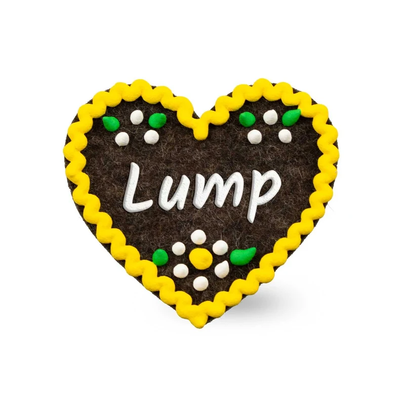 Filzherz-Anstecker "Lump"