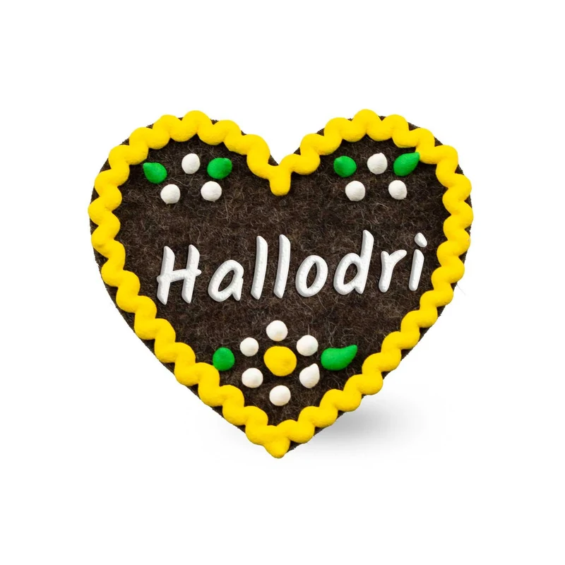 Filzherz-Anstecker "Hallodri"