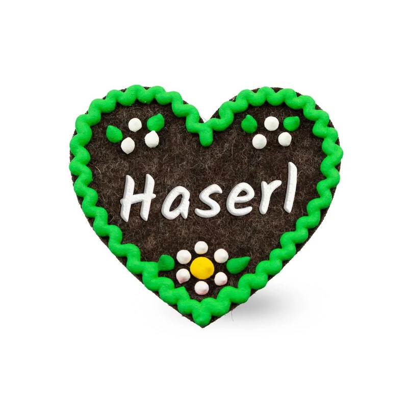 Filzherz-Anstecker "Haserl"