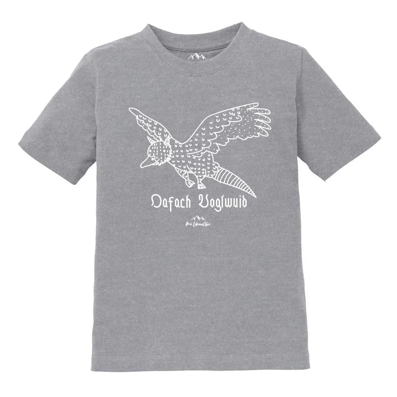 Kinder T-Shirt Wolpertinger "Oafach Voglwuid"